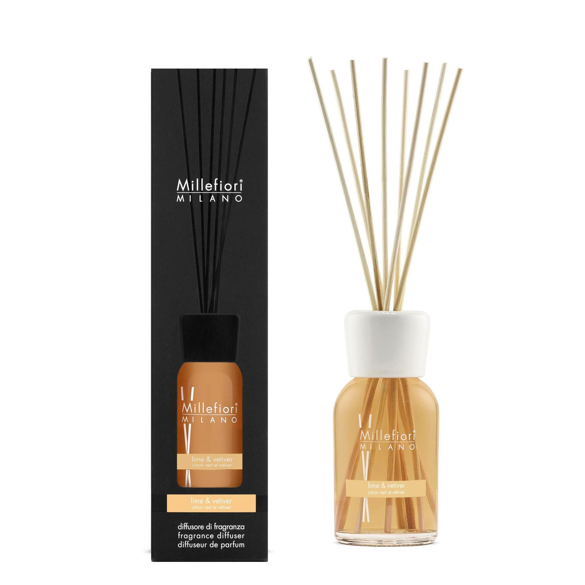 Millefiori Milano Diffuseur À Bâtonnets Citron Vert & Vétiver