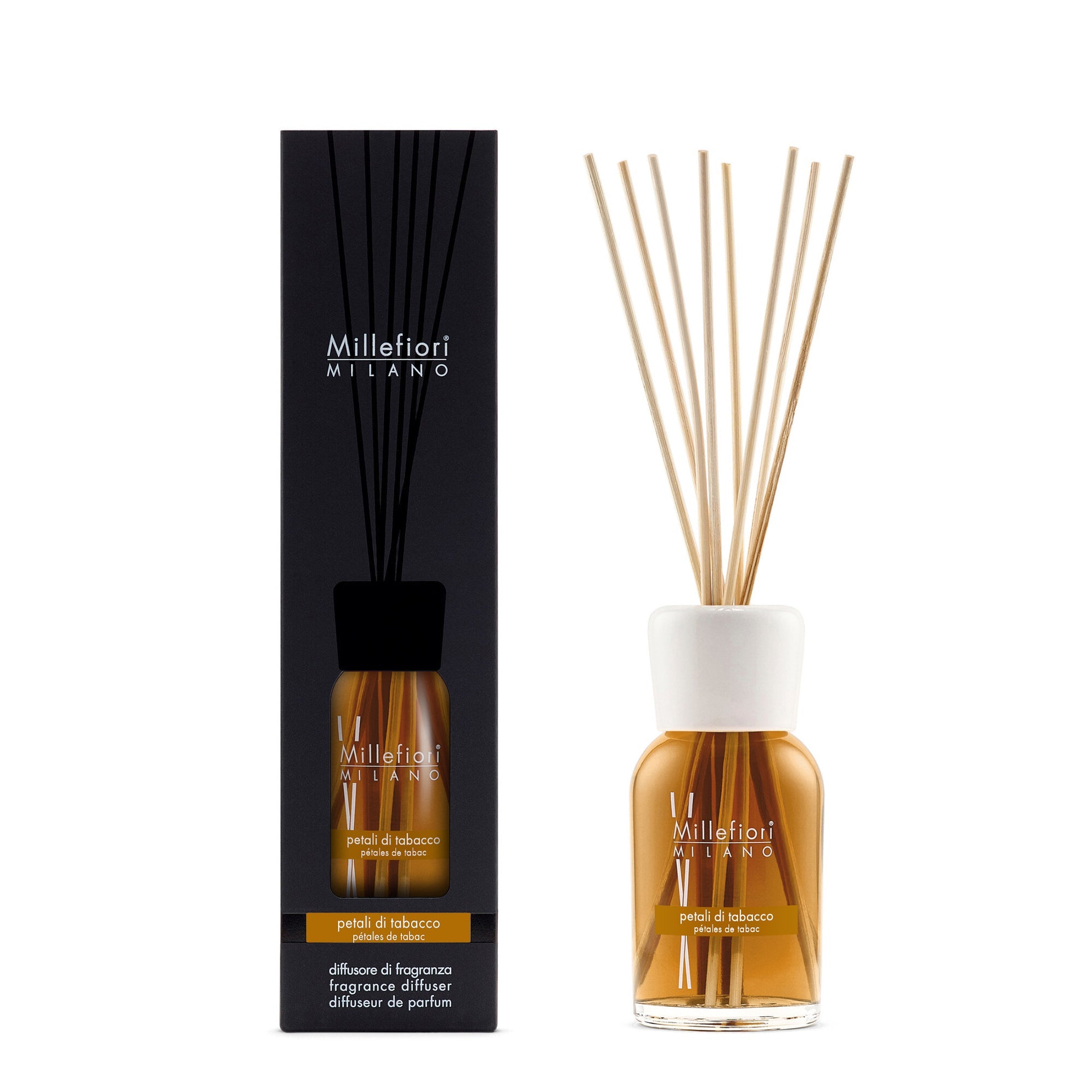 Millefiori Milano Reed Diffuser Petali di Tabacco