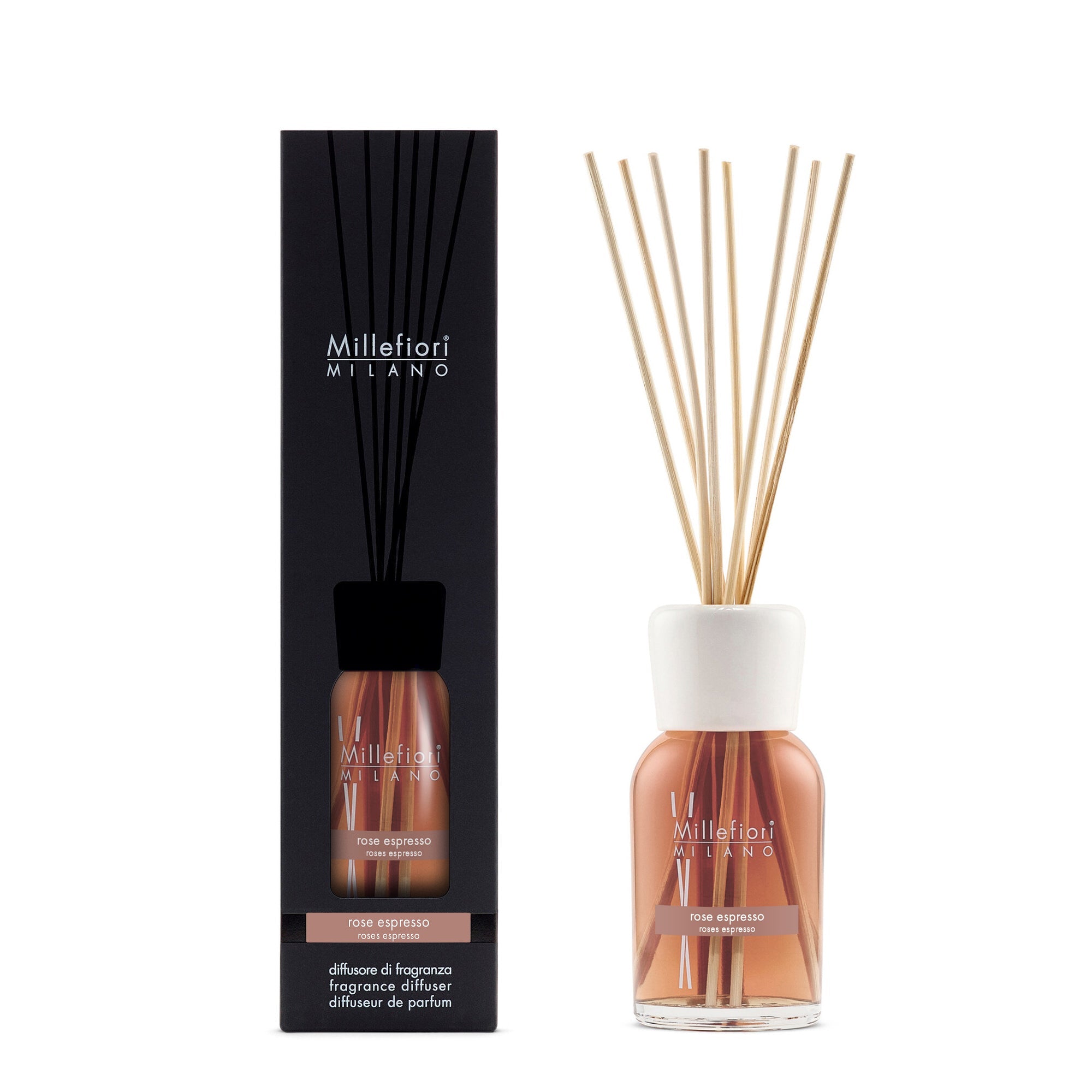Millefiori Milano Reed Diffuser Rose Espresso