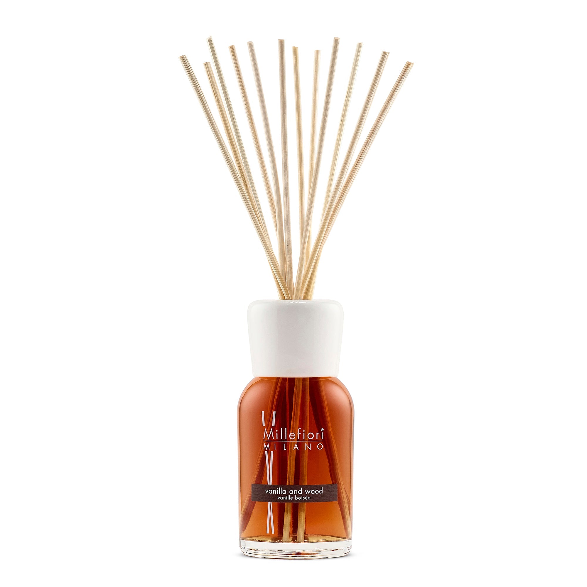 Millefiori Milano Diffusore A Bastoncini Vanilla And Wood