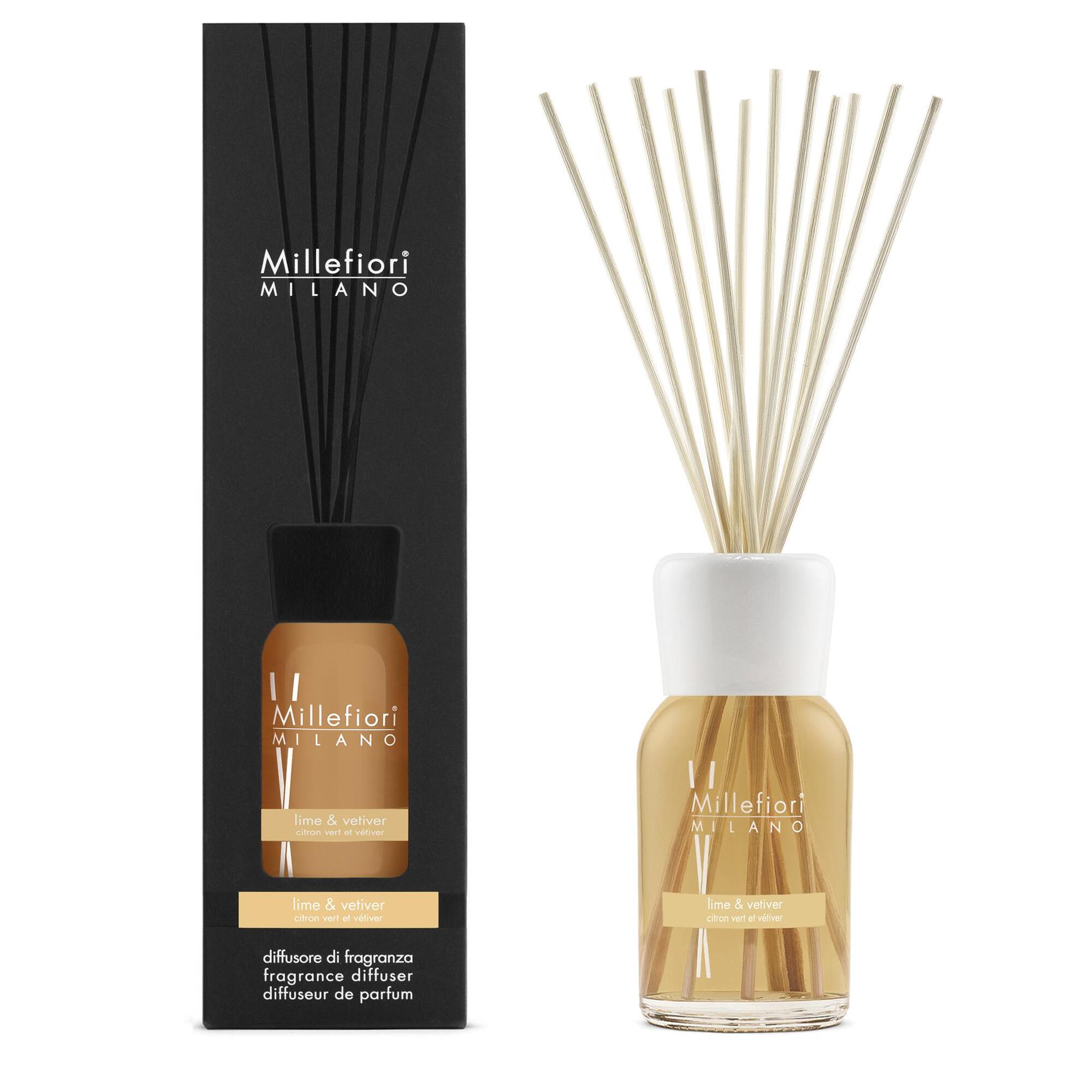 Millefiori Milano Diffuseur À Bâtonnets Citron Vert & Vétiver