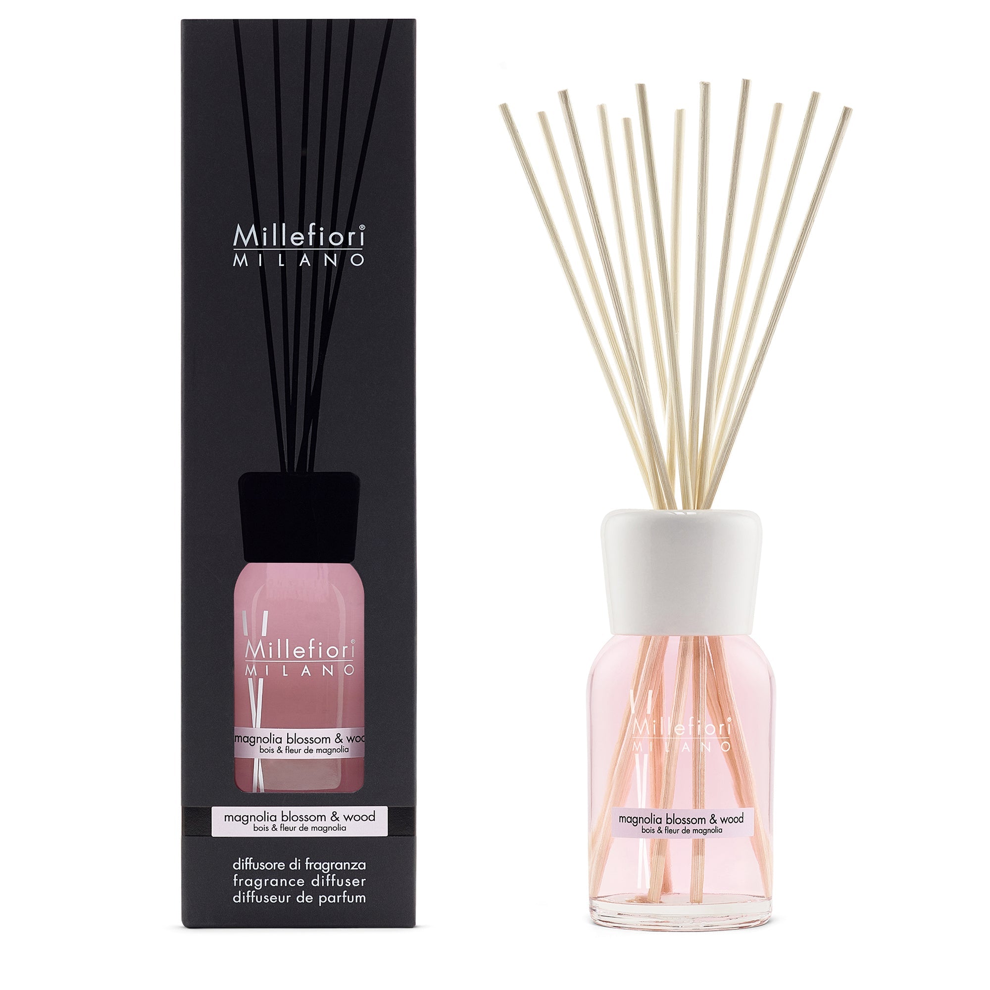 Millefiori Milano Reed Diffuser Magnolia Blossom & Wood