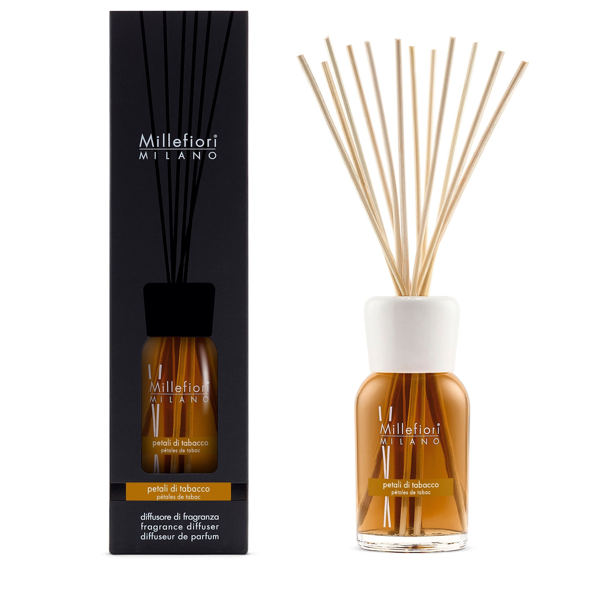Millefiori Milano Reed Diffuser Petali di Tabacco