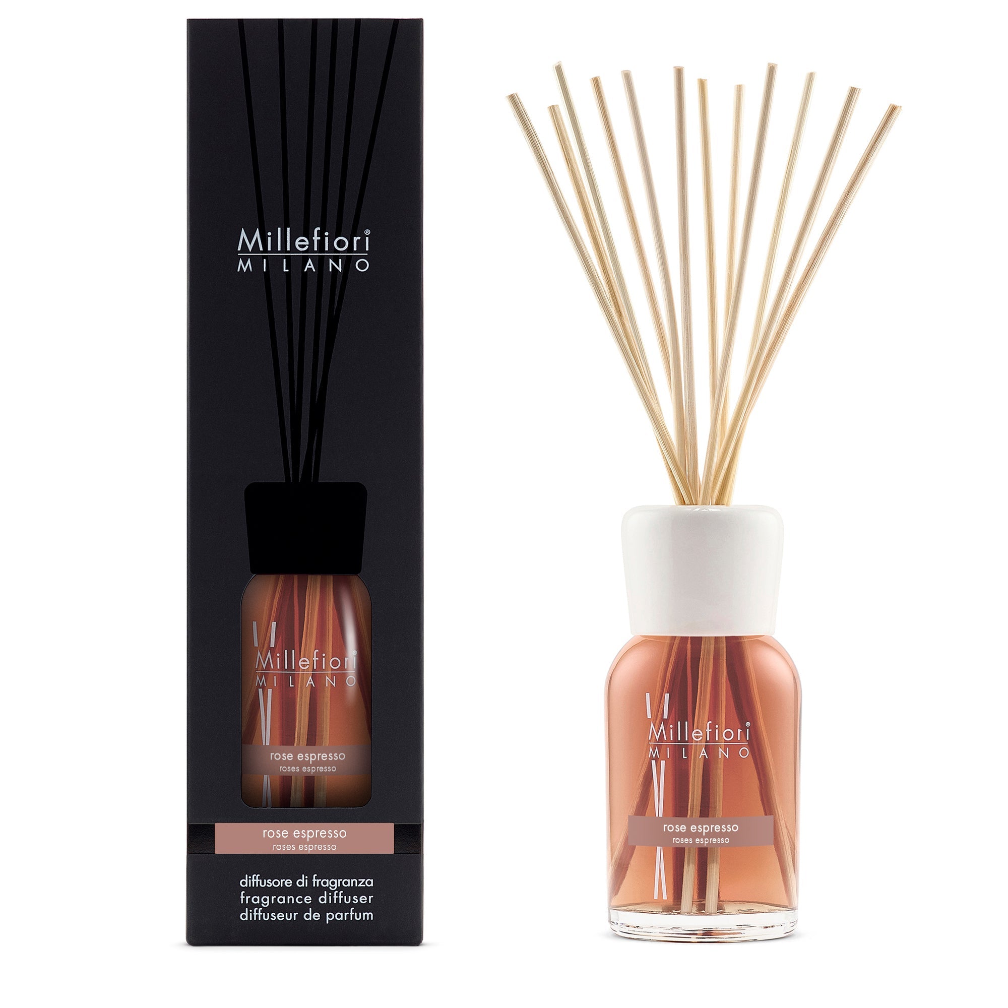 Millefiori Milano Reed Diffuser Rose Espresso