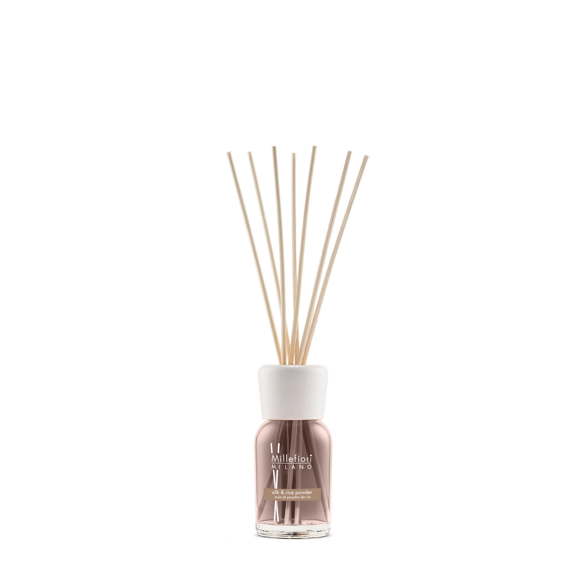 Millefiori Milano Reed Diffuser Silk & Rice Powder