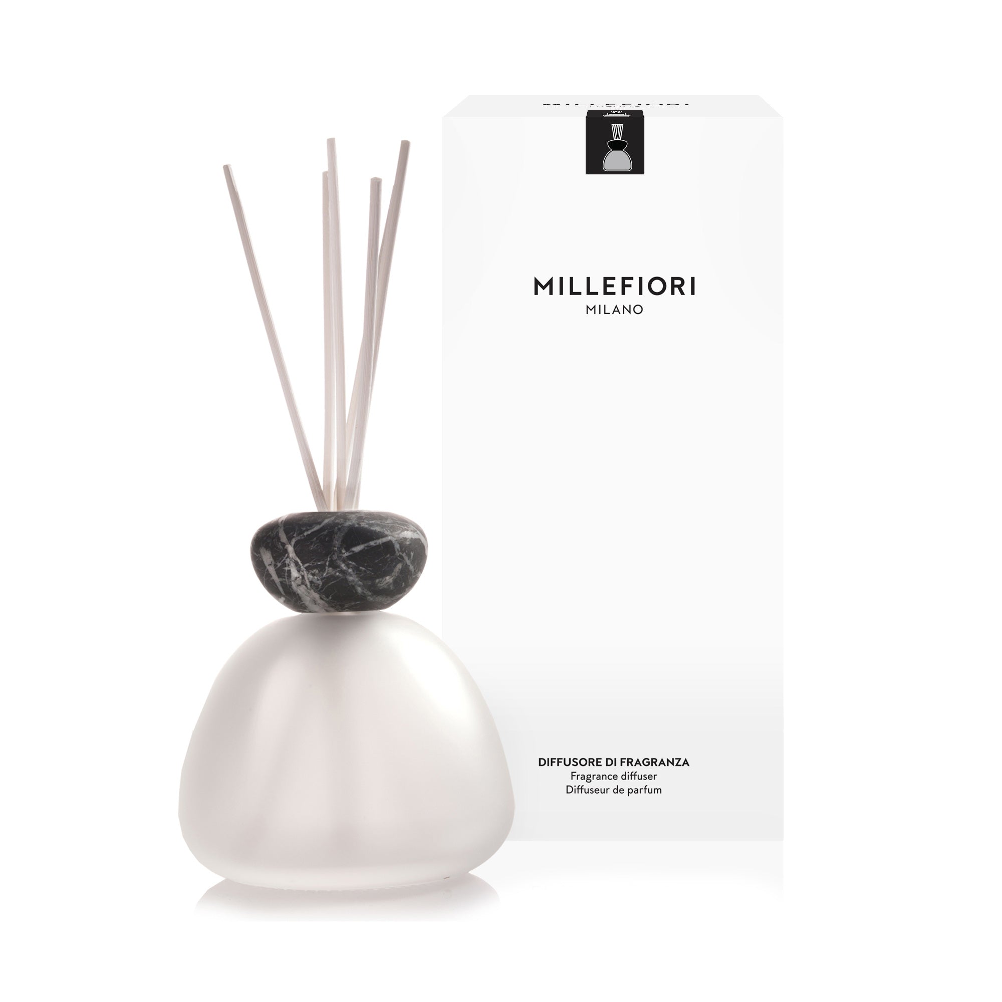 Air Design Diffusore Marble Satinato Con Tappo Nero