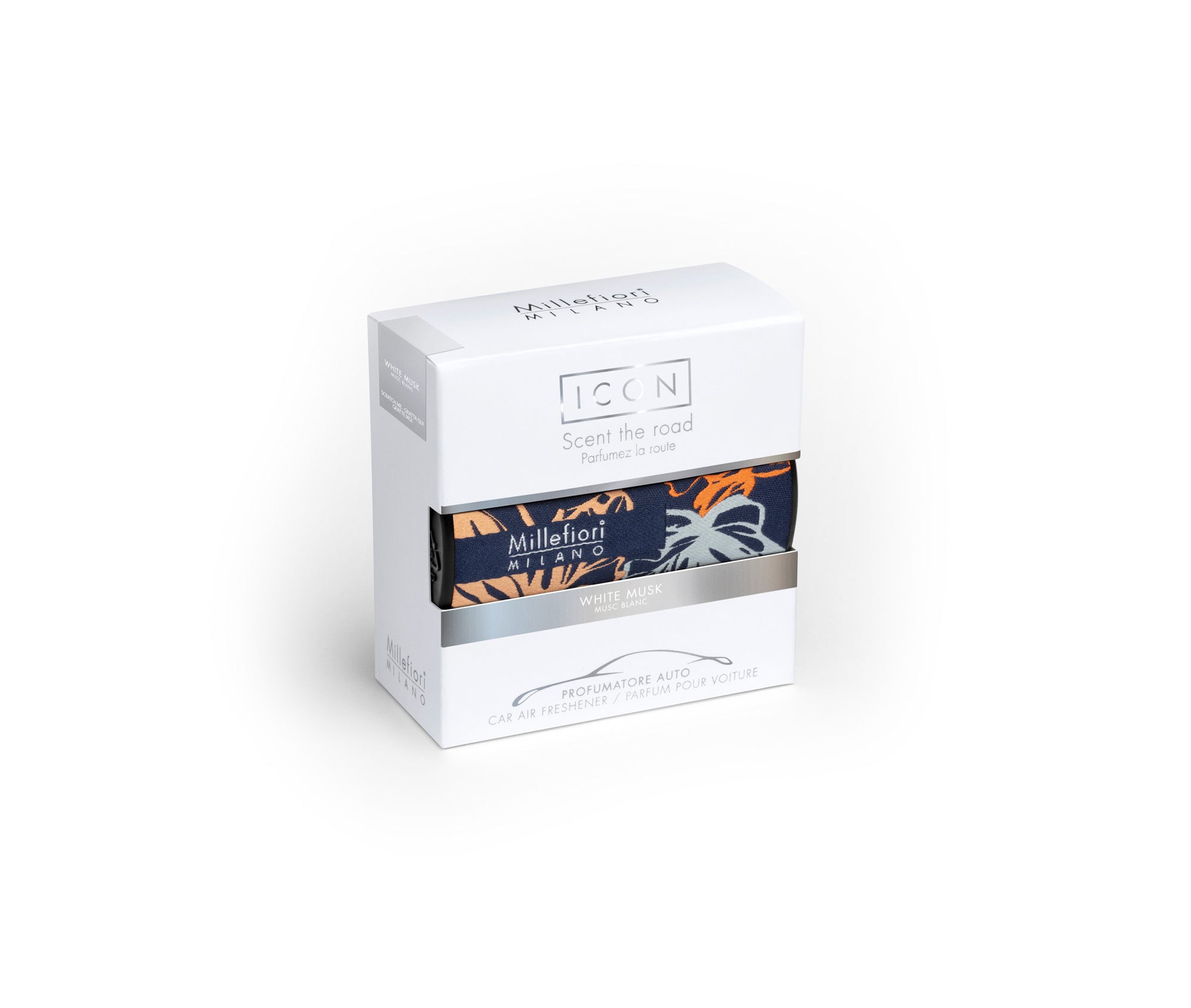 ICON DIFFUSEUR POUR VOITURE TEXTILE FLORAL WHITE MUSK