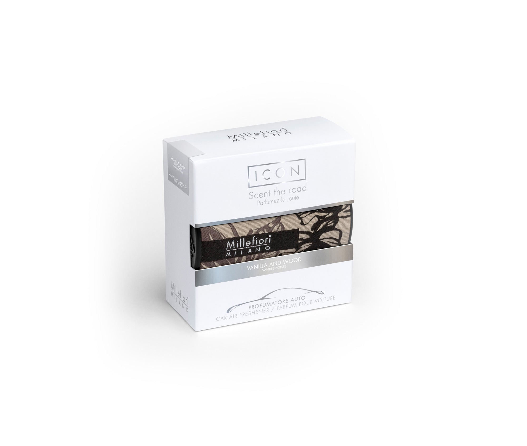 ICON DIFFUSEUR POUR VOITURE TEXTILE FLORAL VANILLA AND WOOD