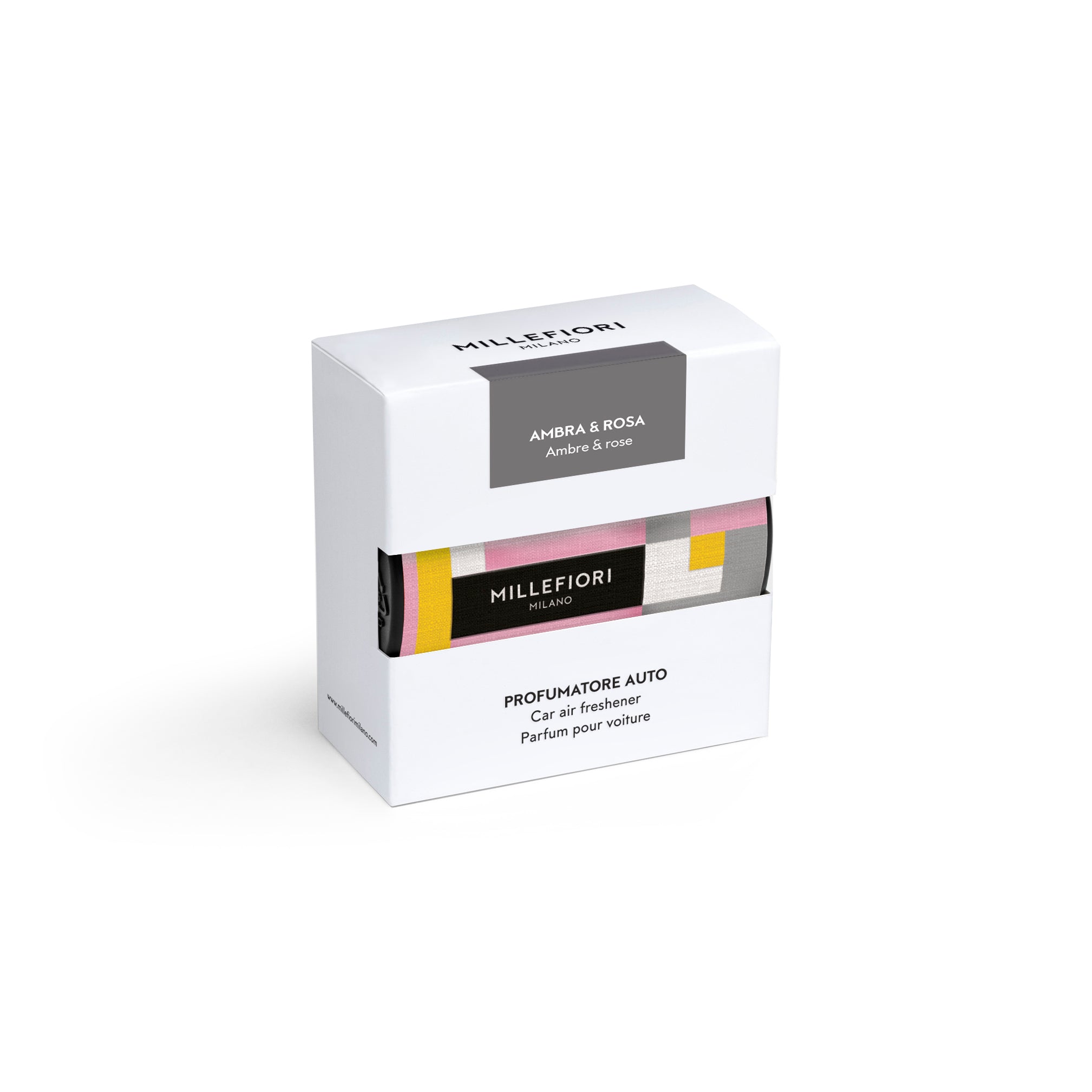 ICON PROFUMATORE PER AUTO TEXTILE AMBRA & ROSA