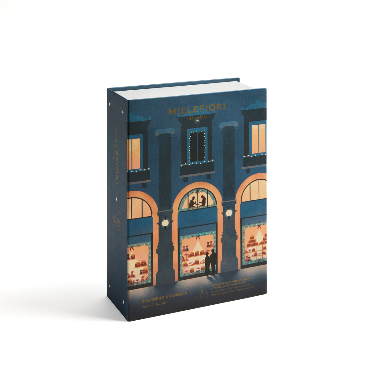 Confezione regalo Natale candela e diffusore 100 ml Zucchero & Vaniglia