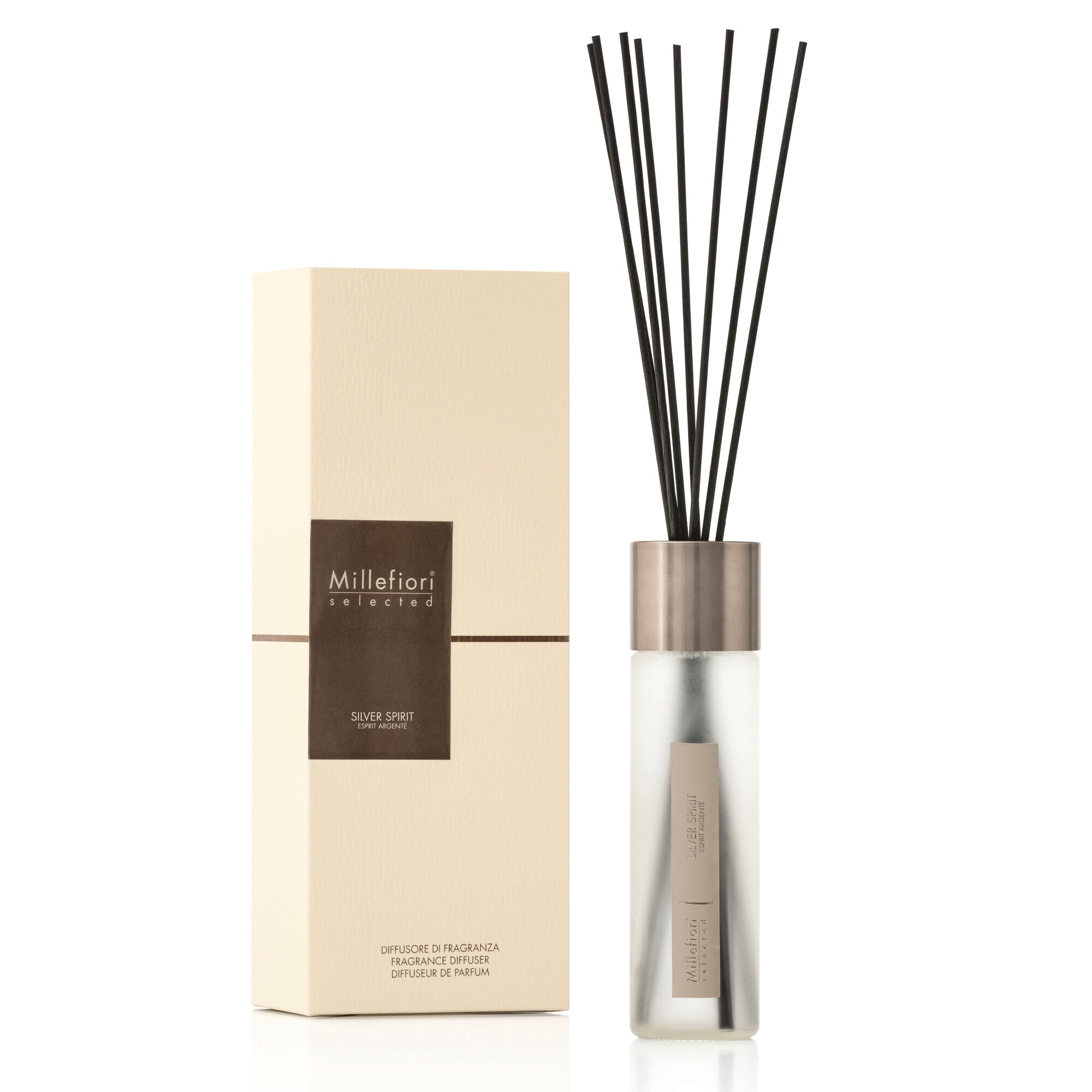 Selected Diffusore A Bastoncini Silver Spirit