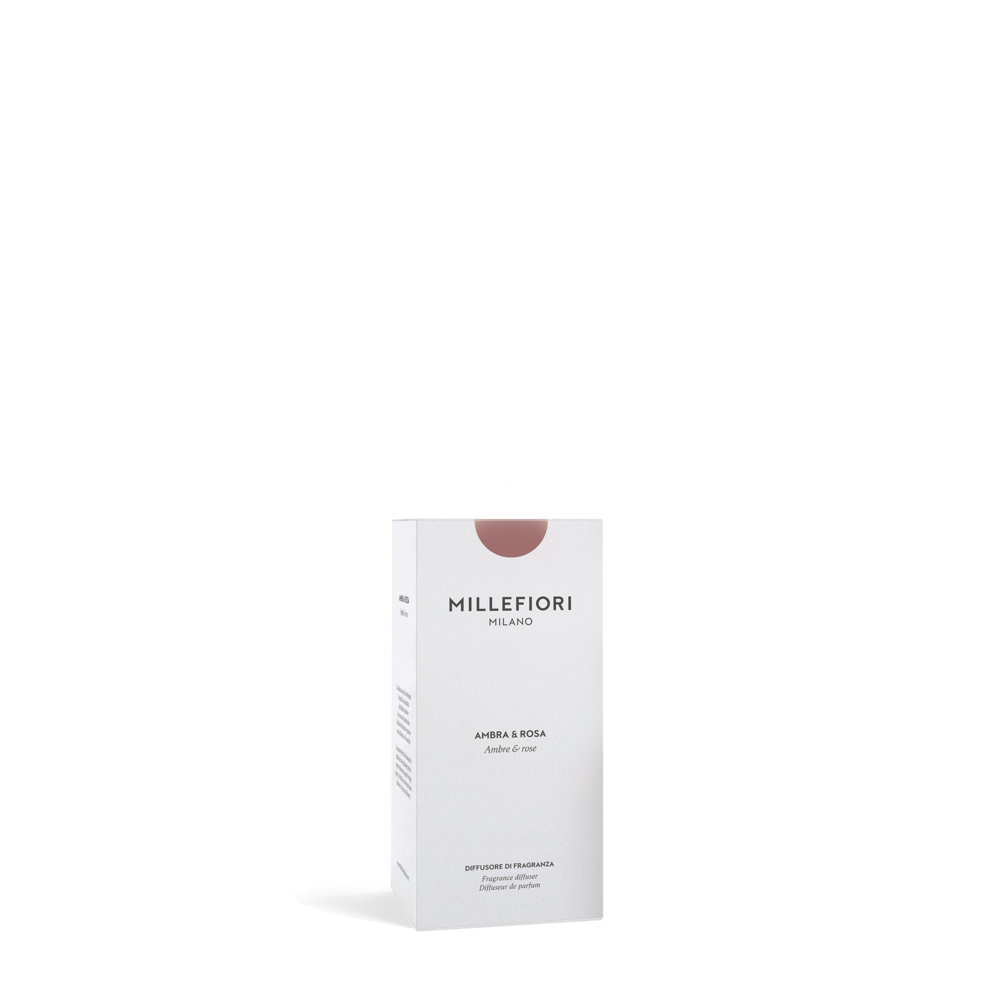 Millefiori Milano Raumduft mit Stäbchen Ambra & Rosa