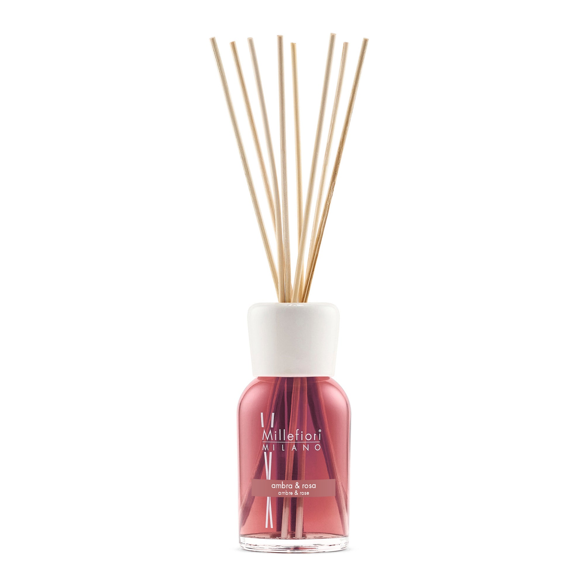 Millefiori Milano Diffusore A Bastoncini Ambra & Rosa