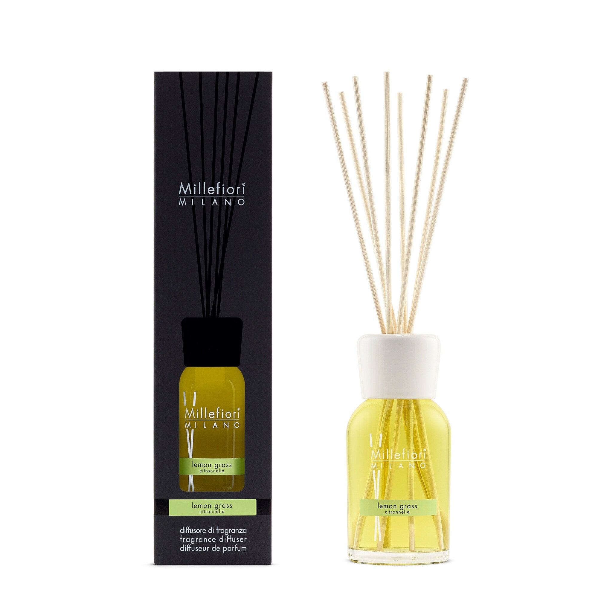 Millefiori Milano Diffusore A Bastoncini Lemon Grass