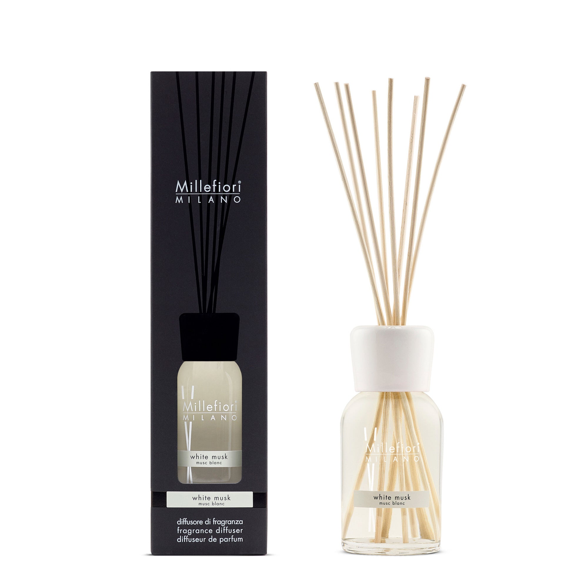 Millefiori Milano Diffusore A Bastoncini White Musk