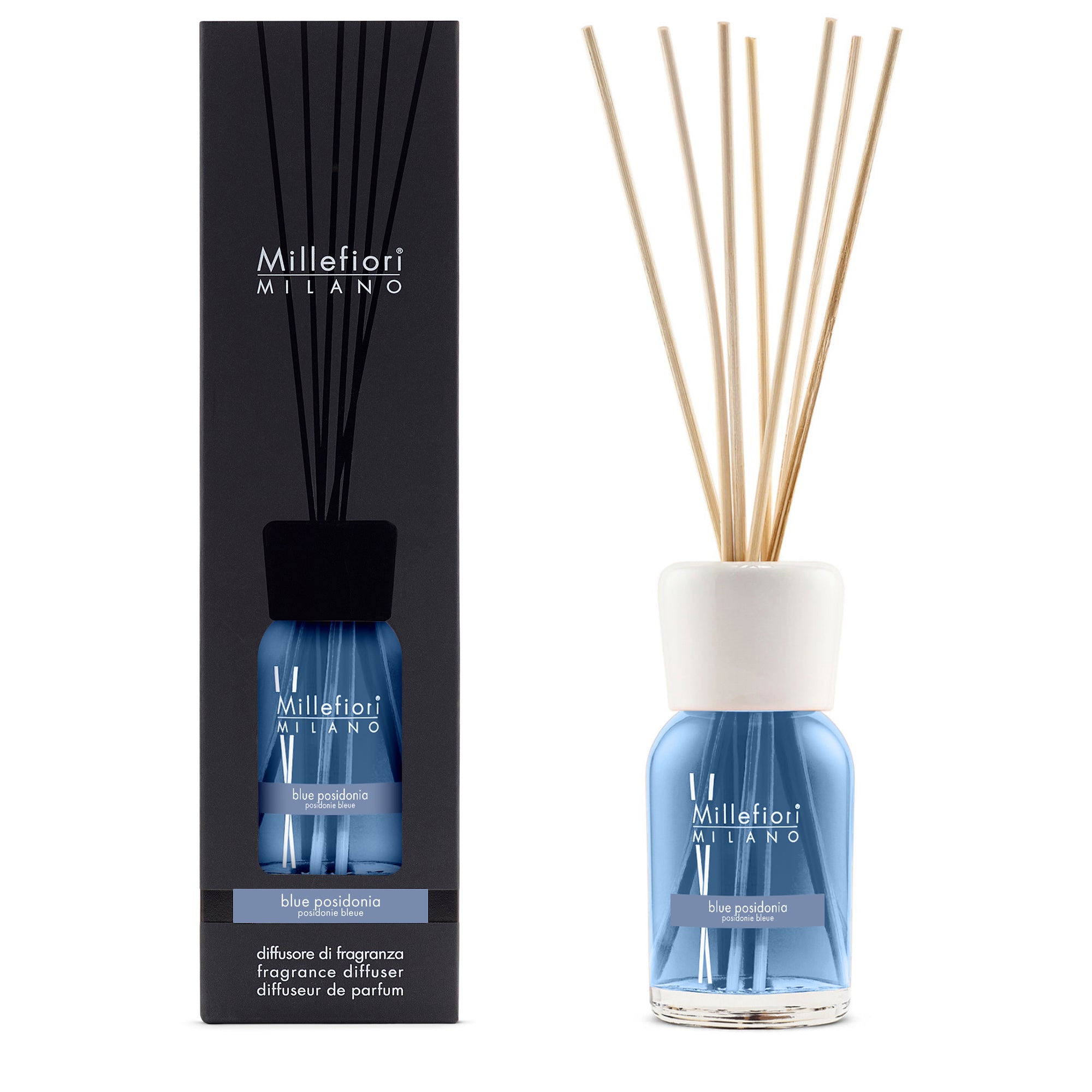 Millefiori Milano Diffusore A Bastoncini Blue Posidonia