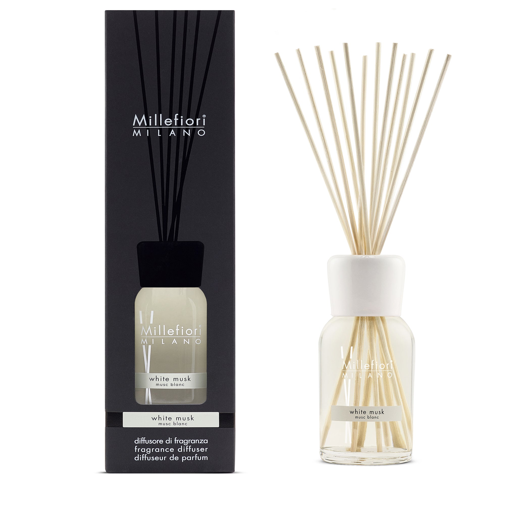 Millefiori Milano Diffusore A Bastoncini White Musk