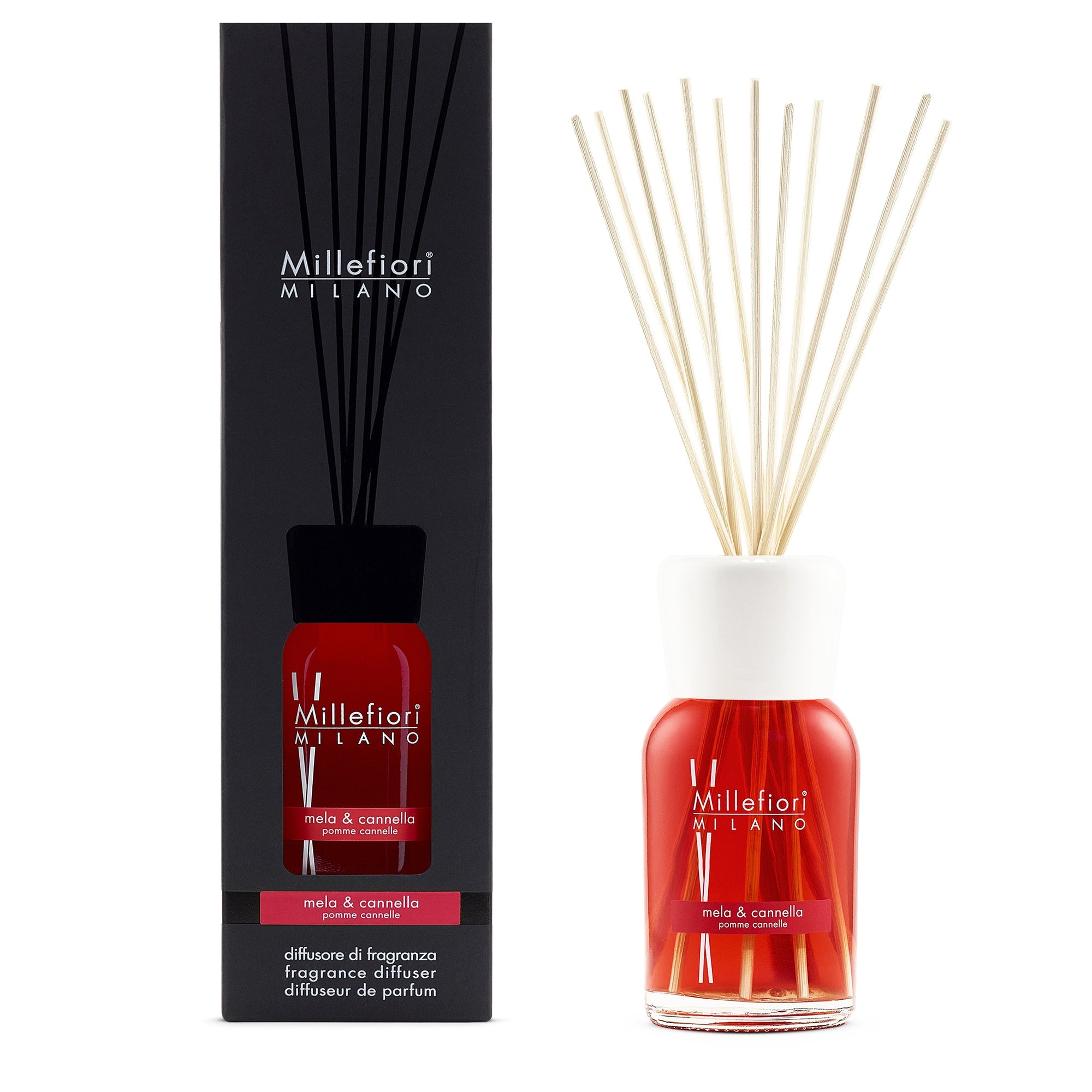 MILLEFIORI MILANO REED DIFFUSER MELA & CANNELLA