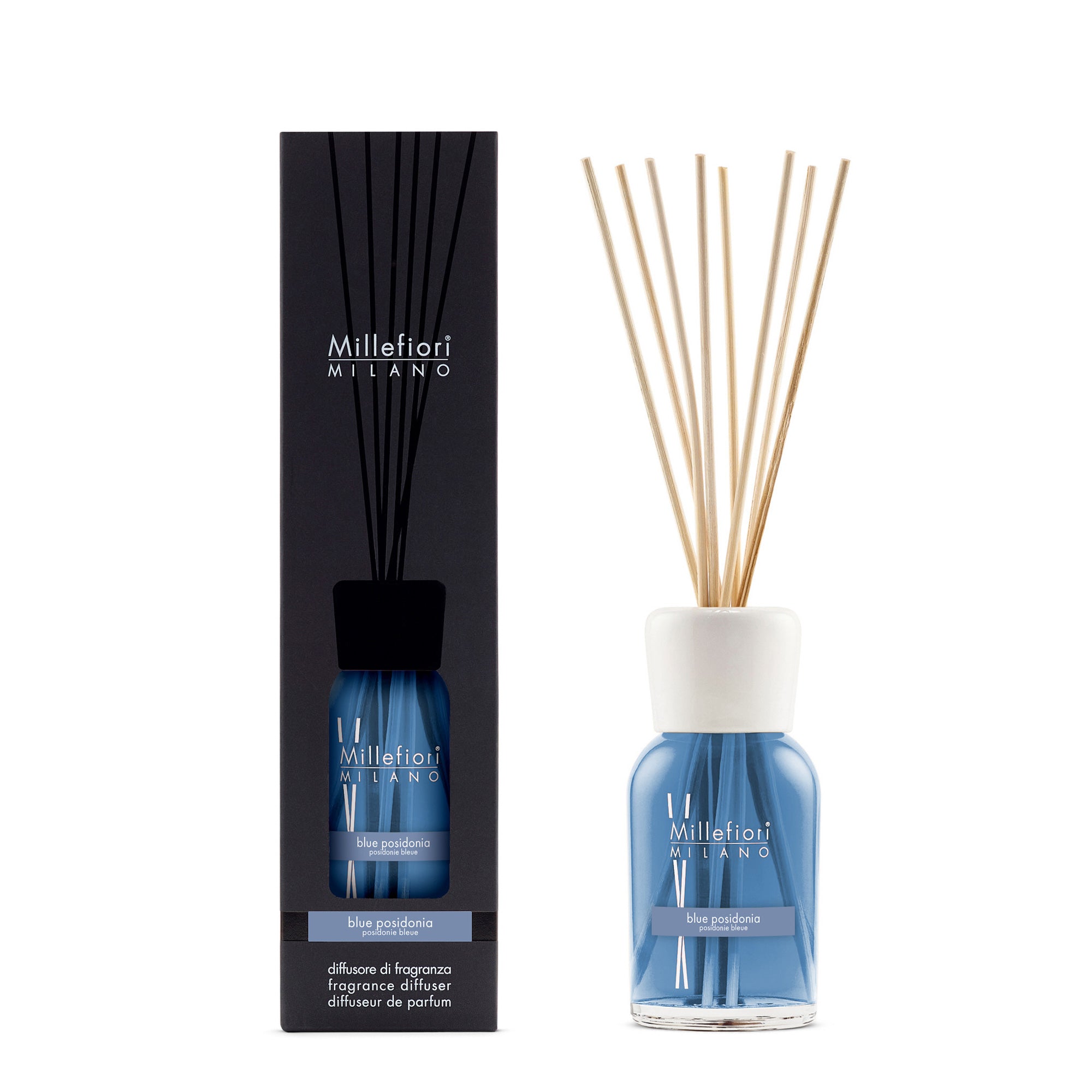 Millefiori Milano Diffusore A Bastoncini Blue Posidonia