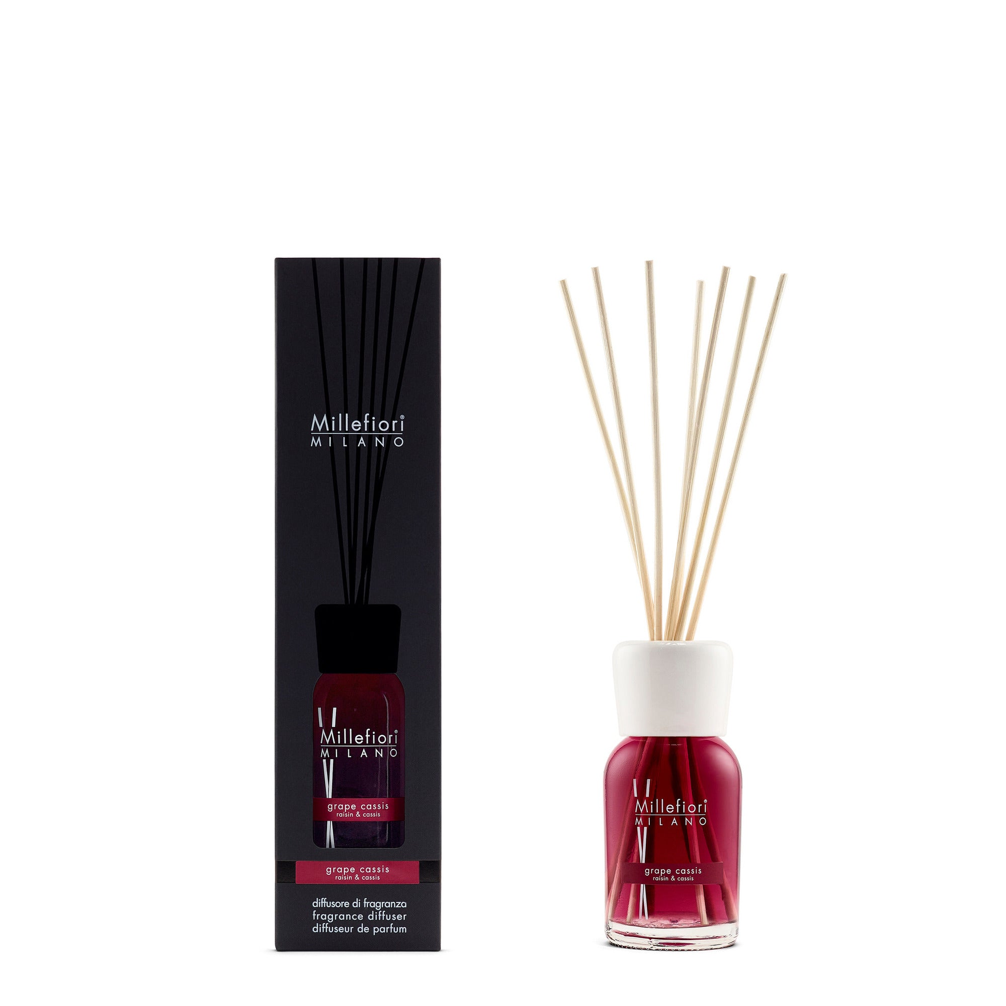 Millefiori Milano Diffusore A Bastoncini Grape Cassis