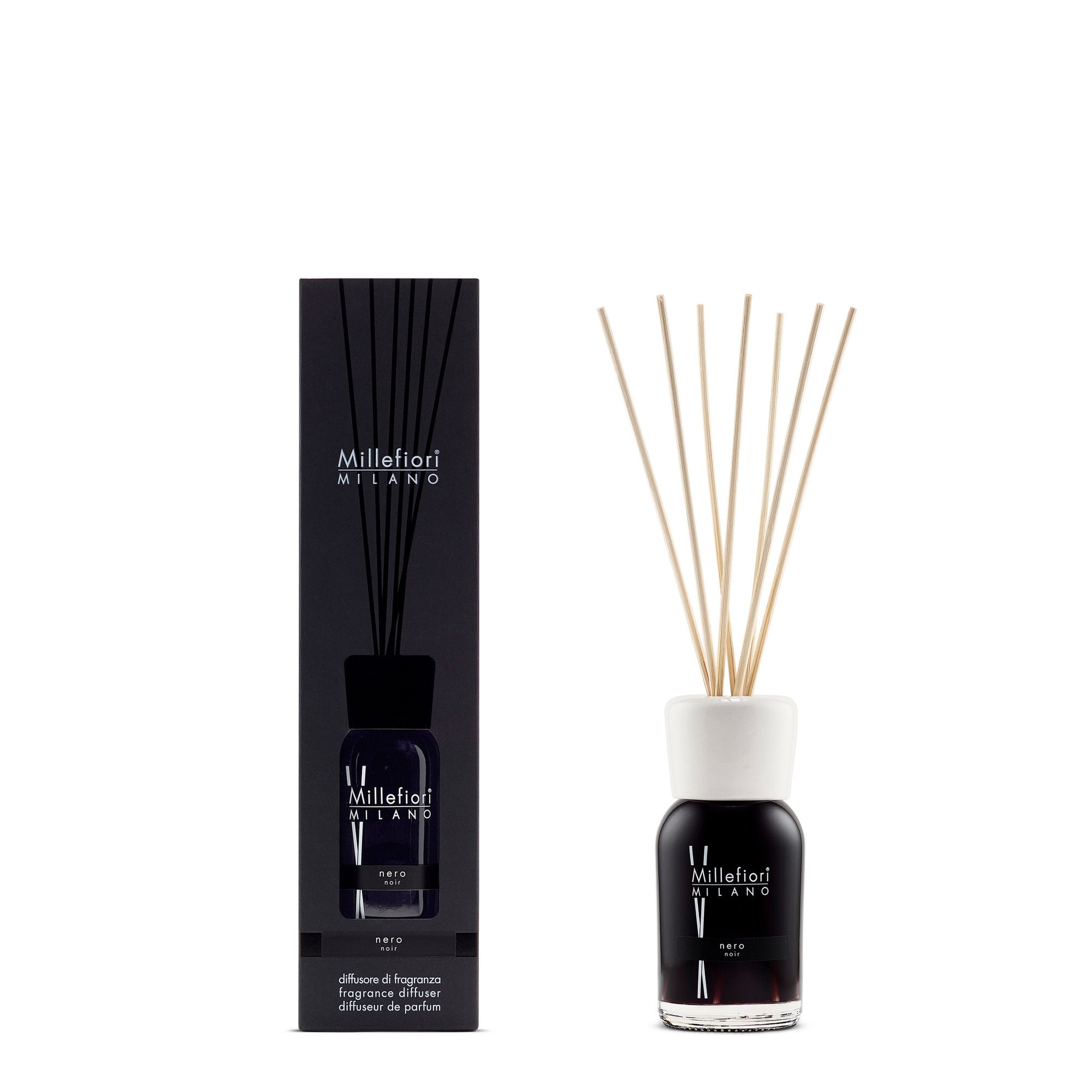 Millefiori Milano Reed Diffuser Nero