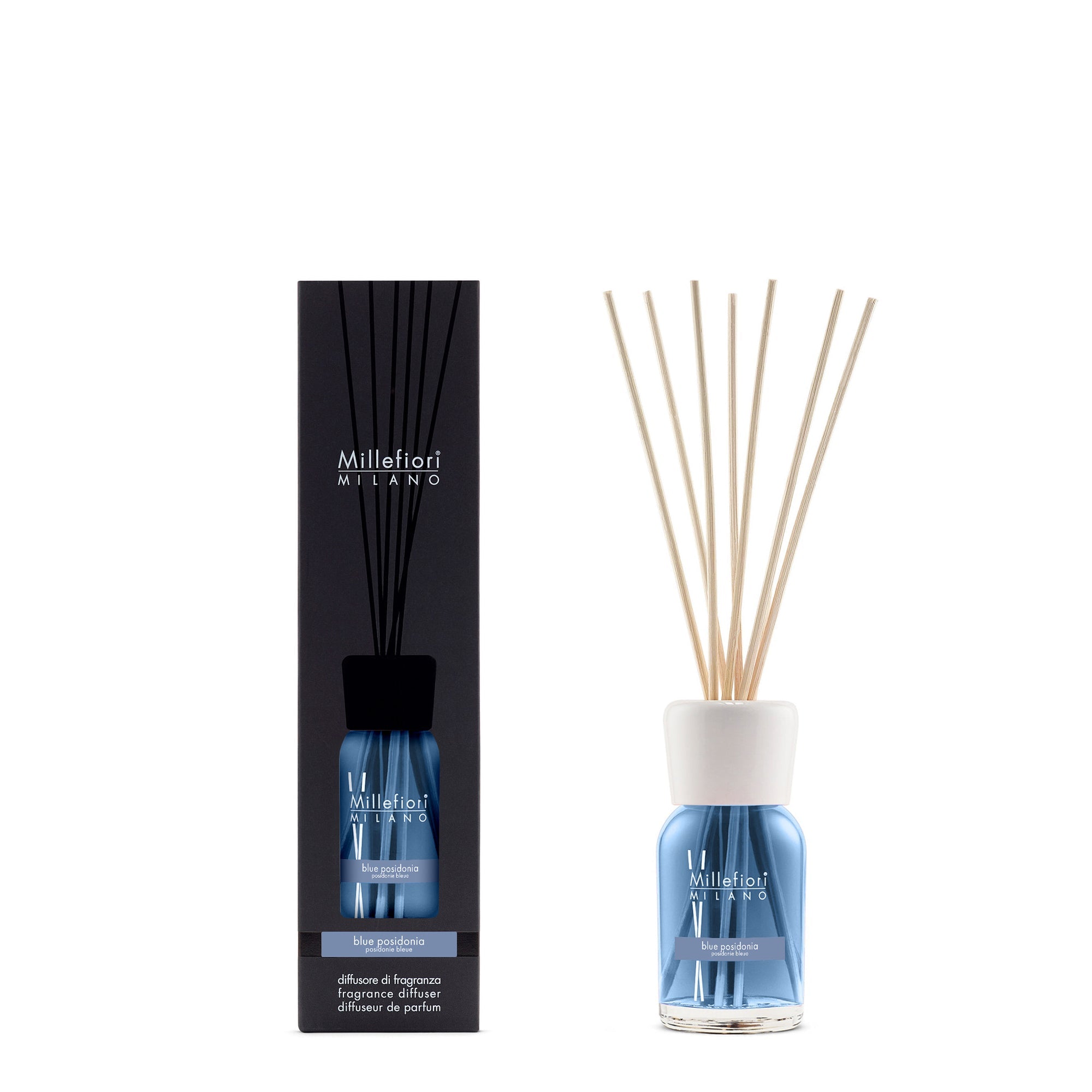 Millefiori Milano Diffusore A Bastoncini Blue Posidonia