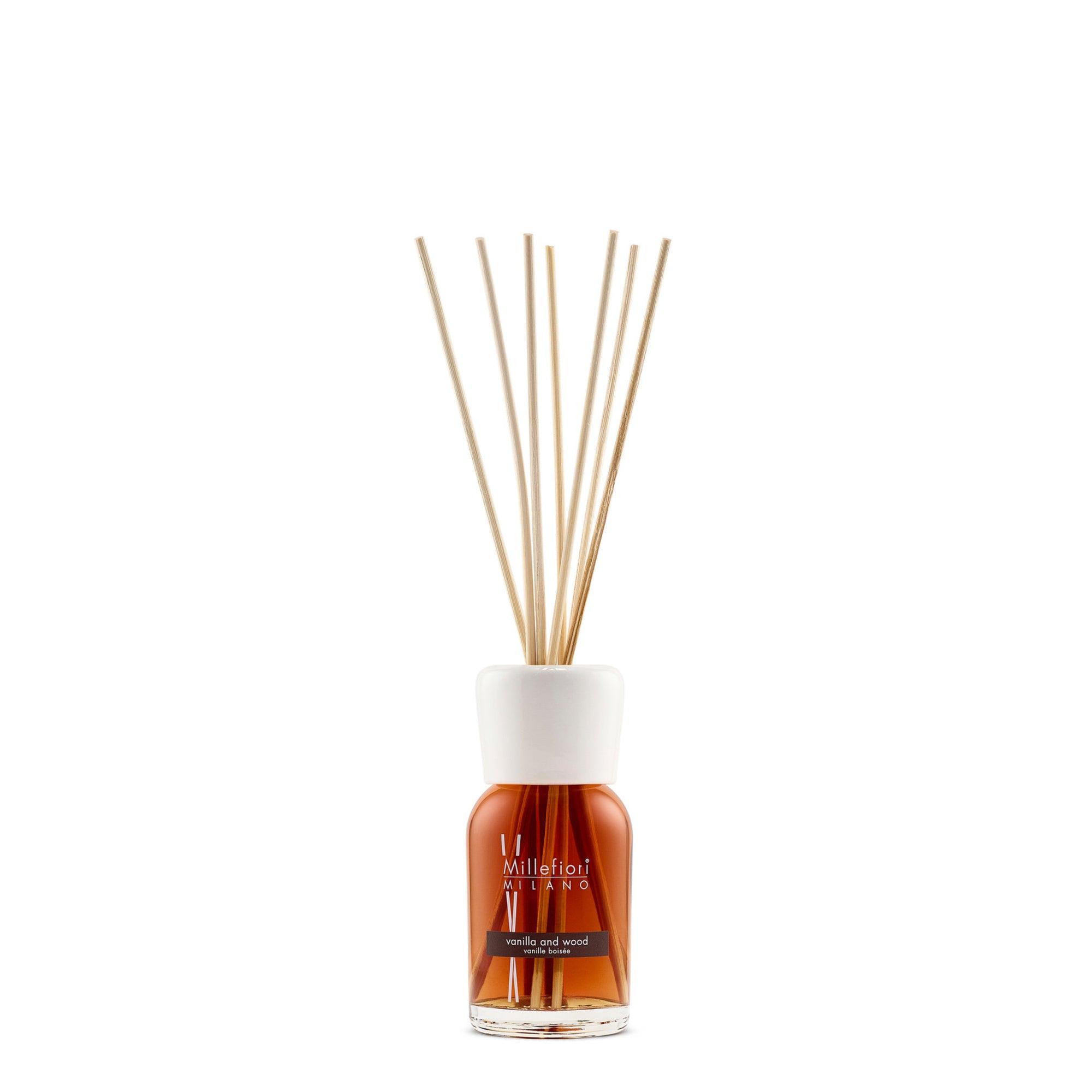MILLEFIORI MILANO REED DIFFUSER VANILLA AND WOOD