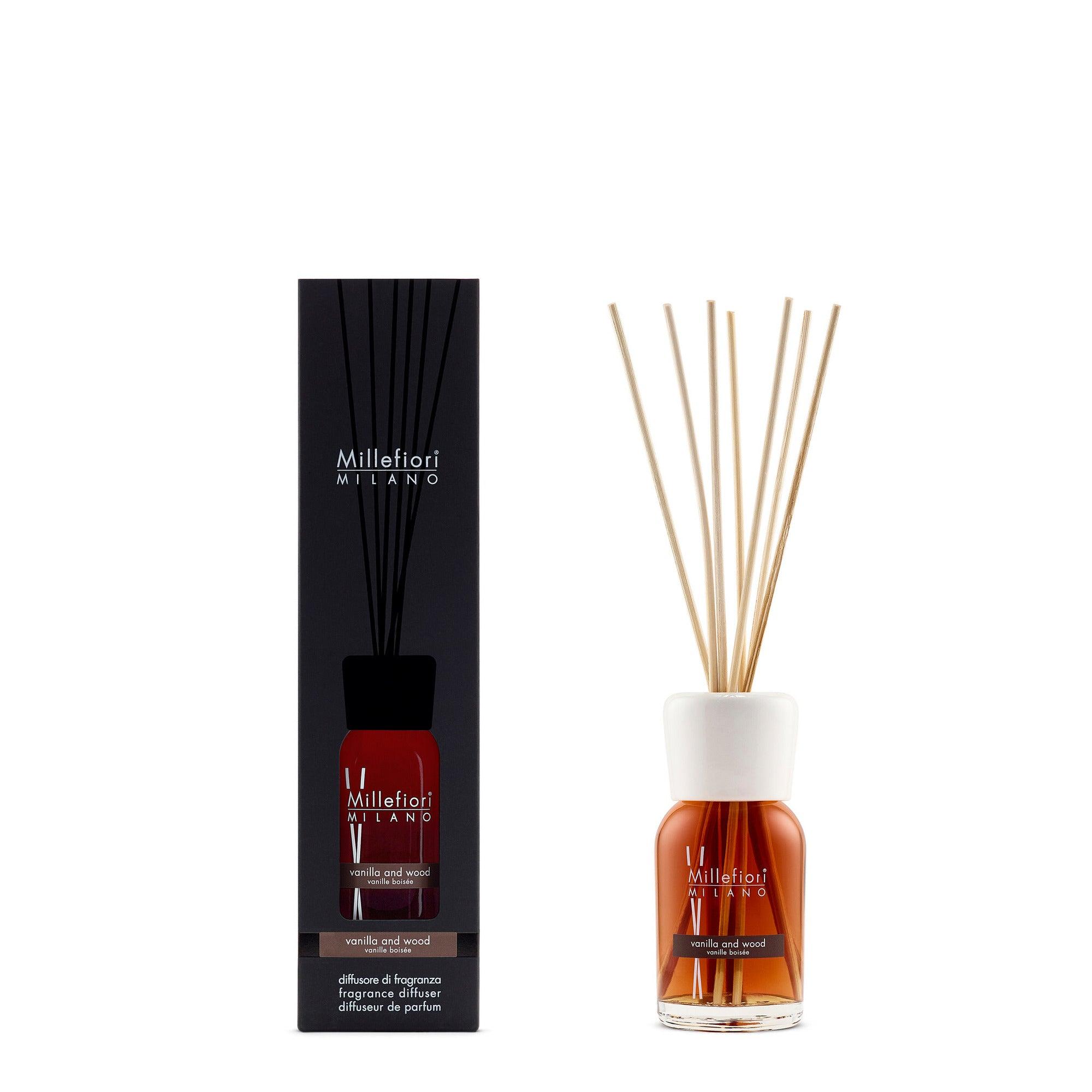 MILLEFIORI MILANO VANILLA AND WOOD STICK DIFFUSER