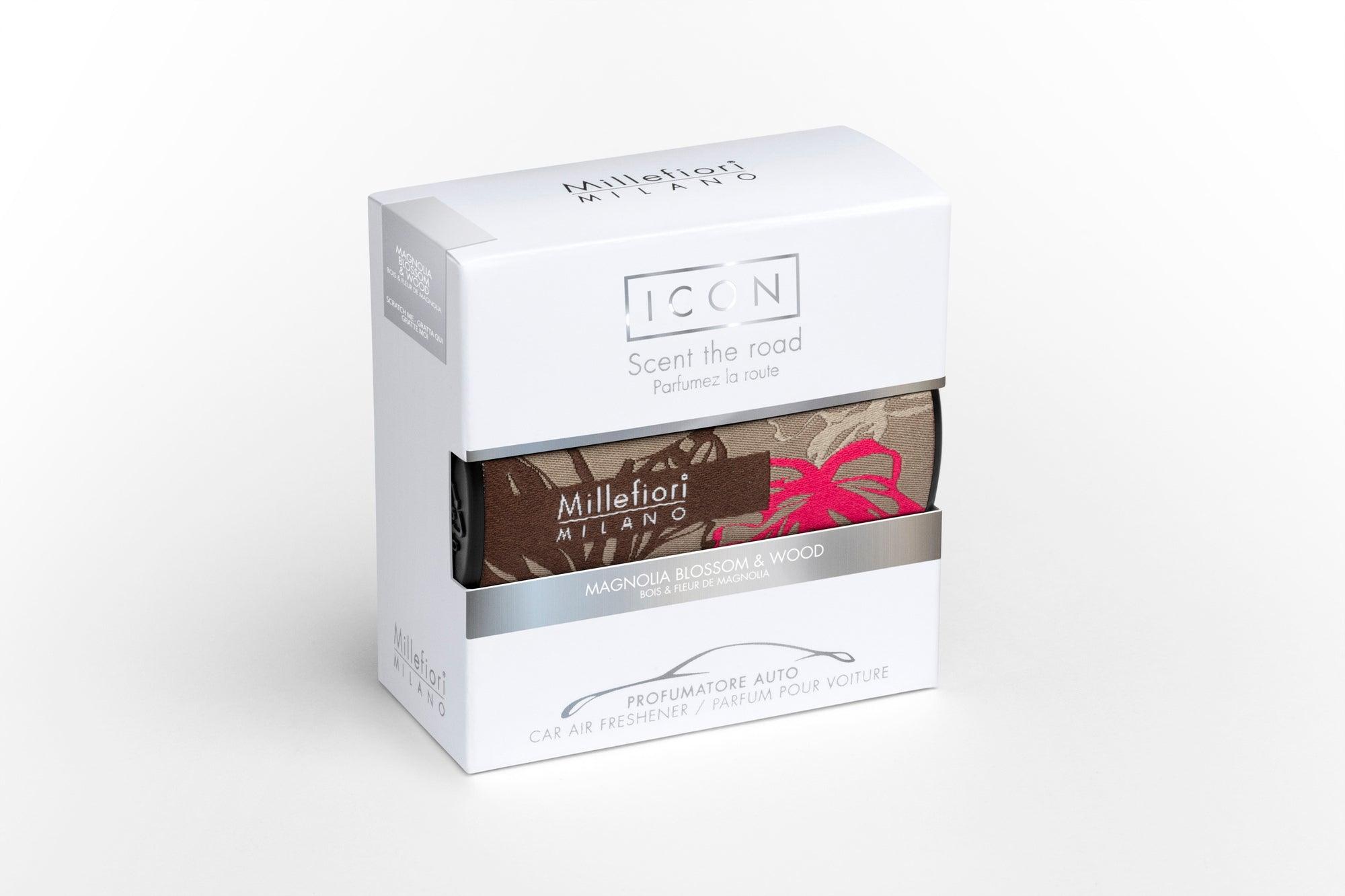 ICON CAR FRAGRANCE TEXTILE FLORAL MAGNOLIA BLOSSOM &amp; WOOD