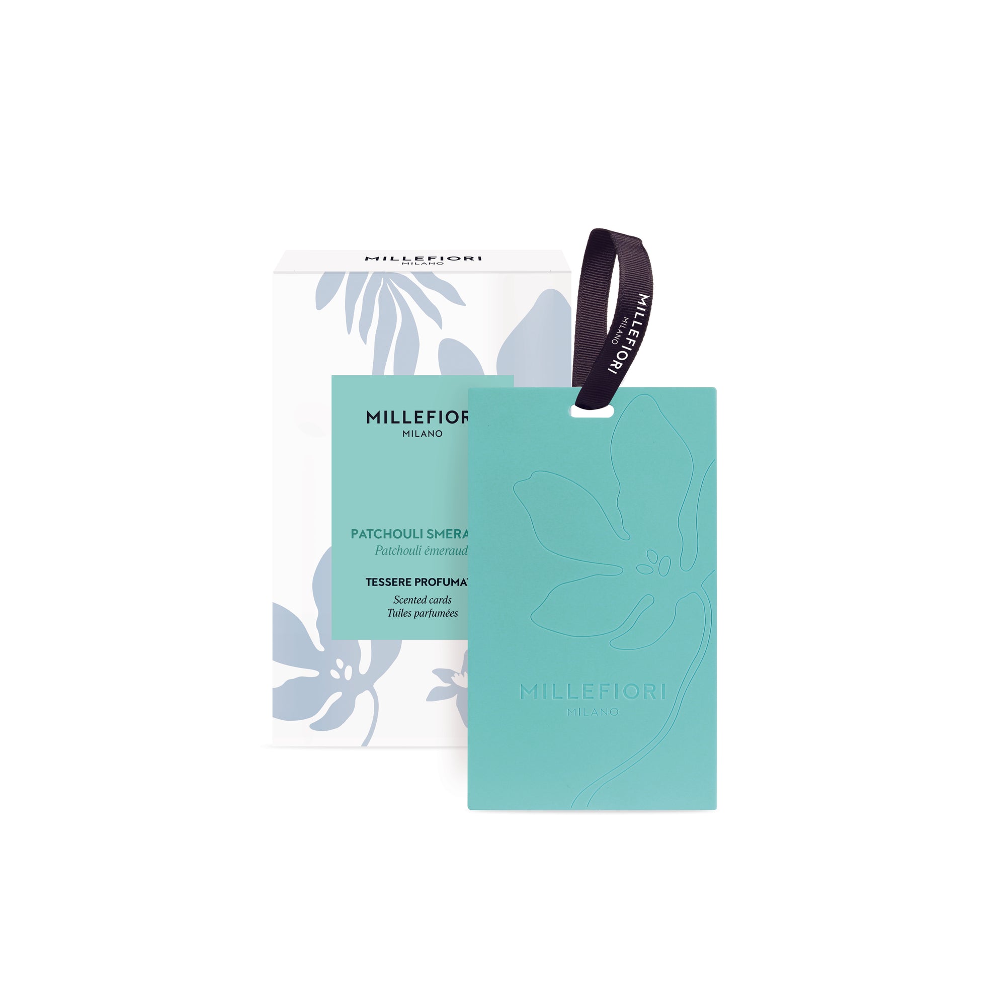 SCENTED CARDS 3 PIECES PATCHOULI SMERALDO