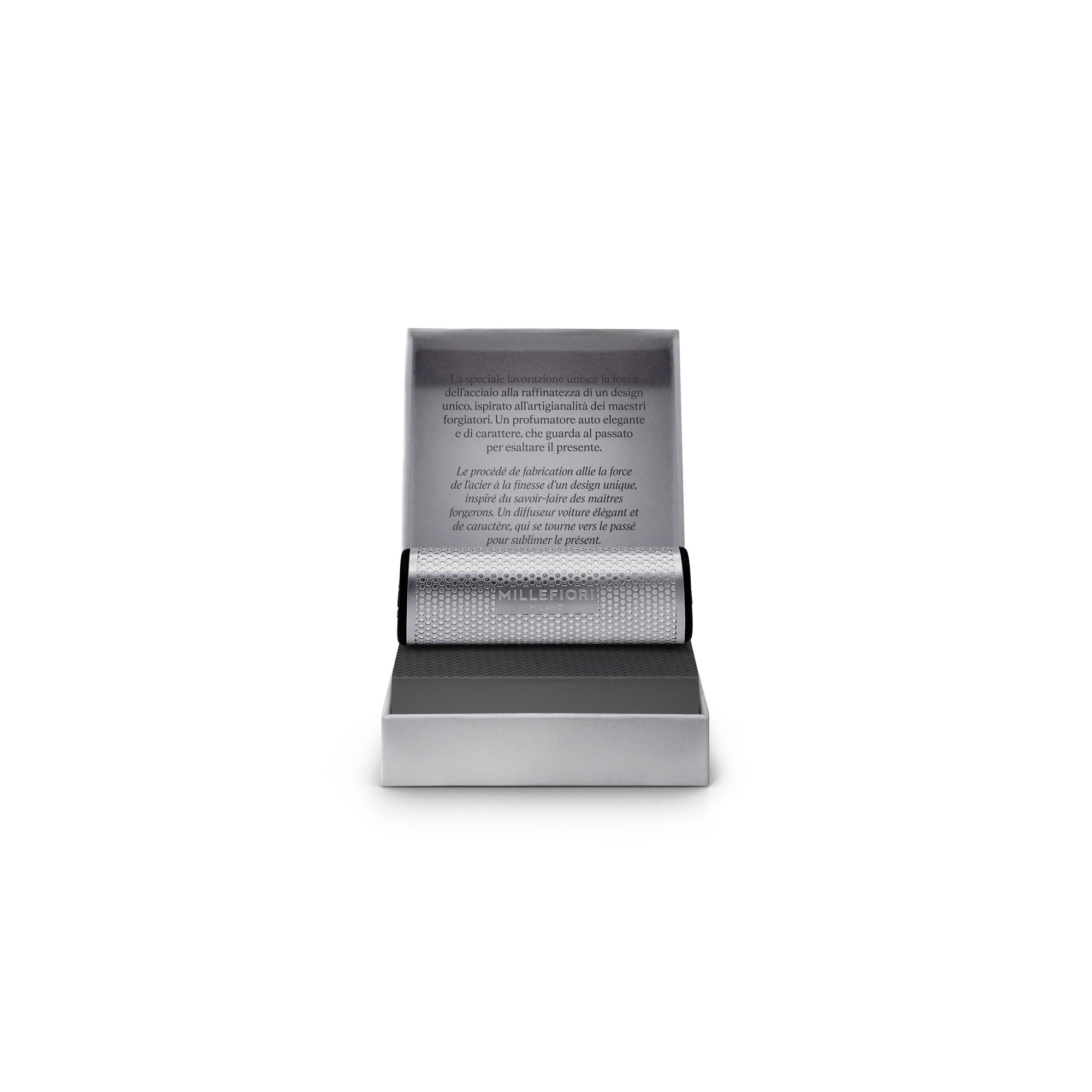 Icon Car Air Freshener Steel Sandalo Bergamotto